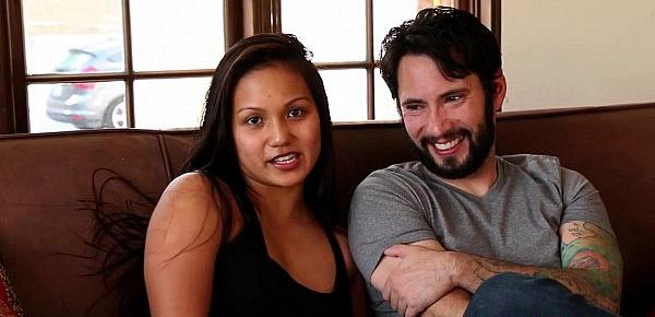 Pornstar Lana Violet facefucked rough
